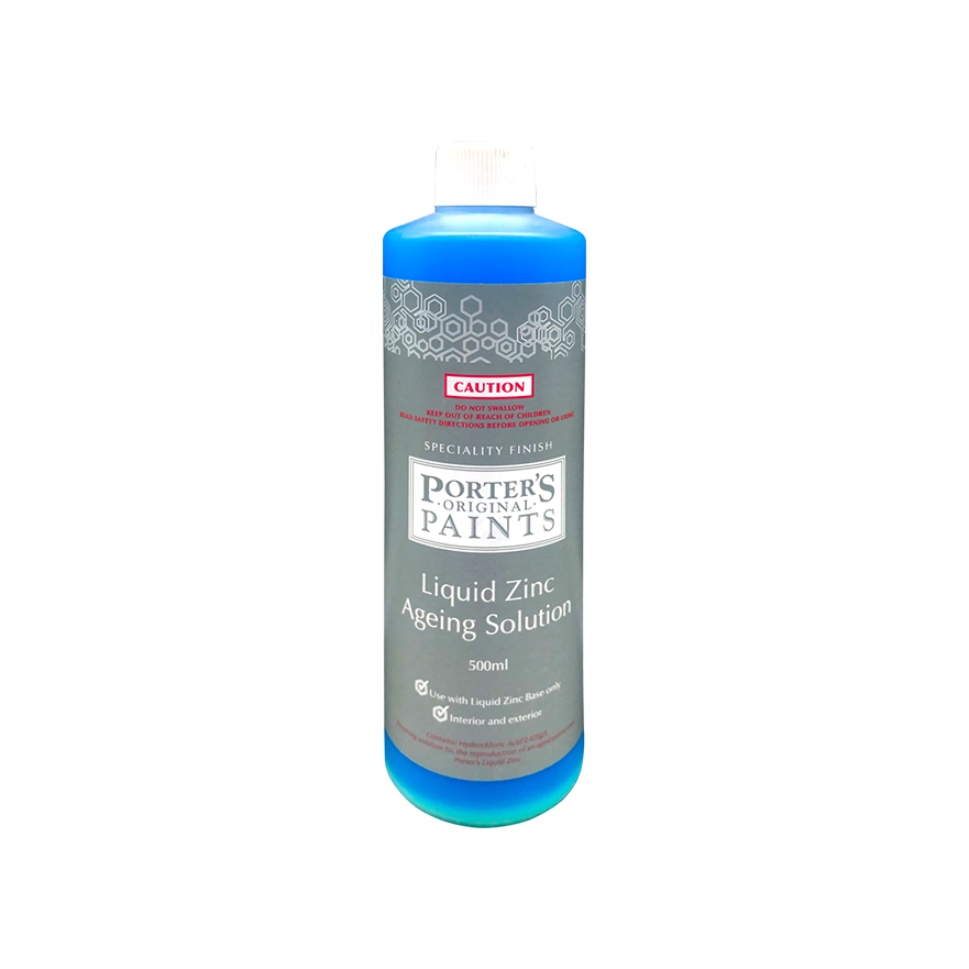 Porter's Paints Liquid Zinc Ageing Solution 500ml